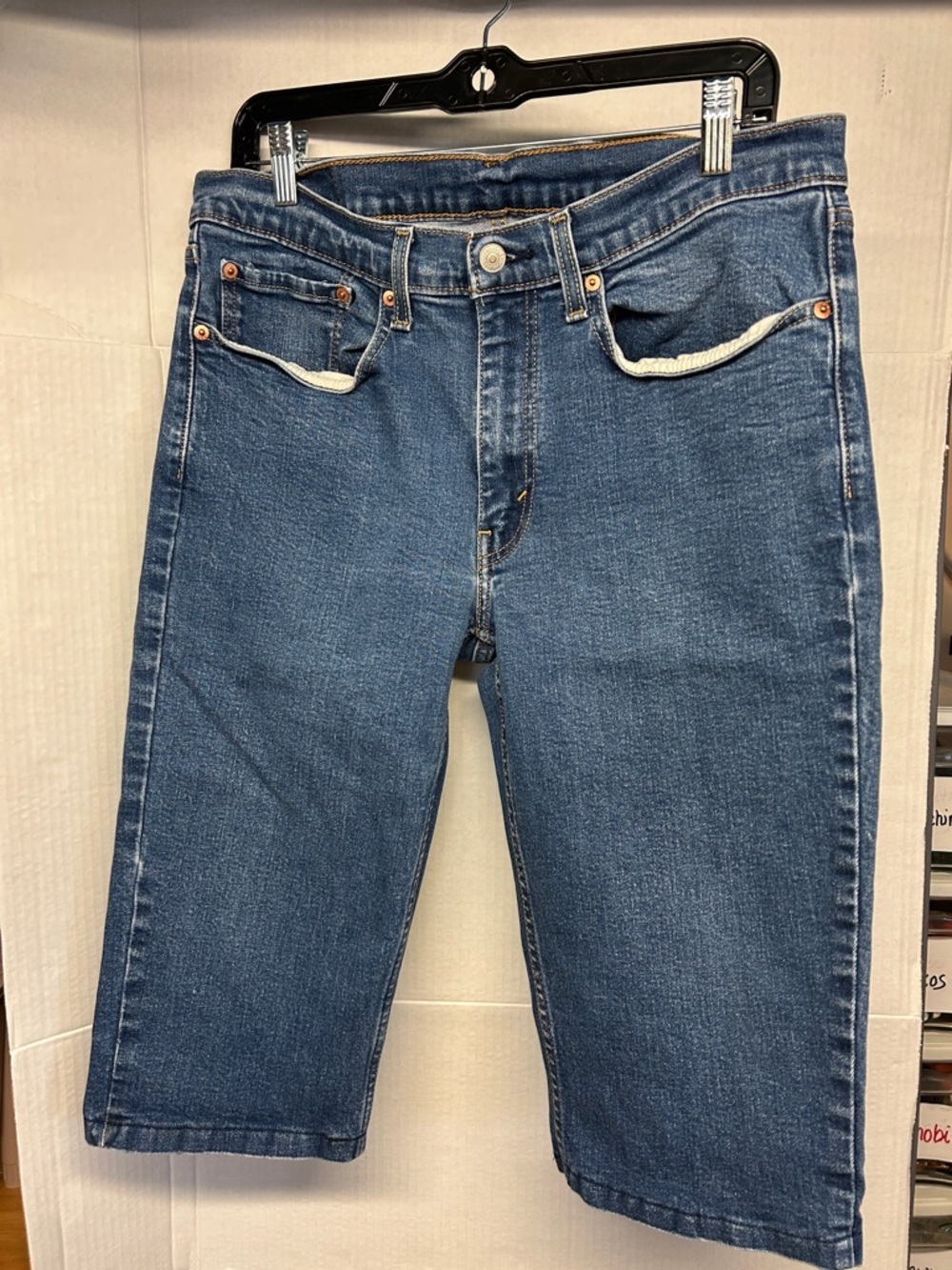 Levi's 514 Men's Dark Blue Relaxed Denim Shorts